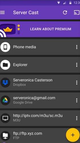 Безкоштовно скачати Server cast - Videos to Chromecast/DLNA/Roku на Андроїд. Програми на телефони та планшети.