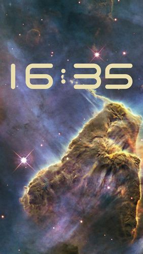 Capturas de tela do programa Seven time - Resizable clock em celular ou tablete Android.