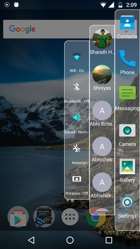 Aplicativo SideBar para Android, baixar grátis programas para celulares e tablets.