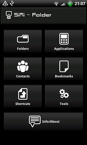 Додаток SiMi folder widget для Android.