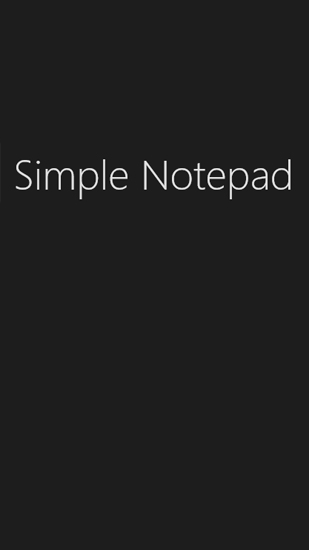 Simple Notepad