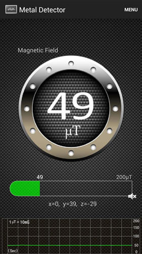 Screenshots of Smart compass program for Android phone or tablet.