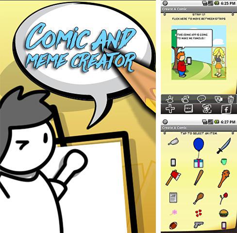 Outre le programme Gravity screen pour Android vous pouvez gratuitement télécharger Comic and meme creator sur le portable ou la tablette Android.