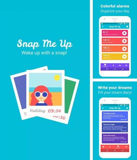 Besides LessPhone launcher - Tone down your phone use Android program you can download Snap Me Up: Selfie Alarm Clock for Android phone or tablet for free.