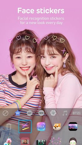 アンドロイドの携帯電話やタブレット用のプログラムSNOW - Beauty & makeup camera のスクリーンショット。