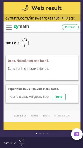 Скріншот додатки Socratic - Math answers & homework help для Андроїд. Робочий процес.