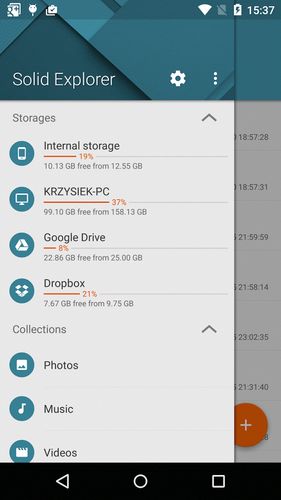 Solid explorer file manager