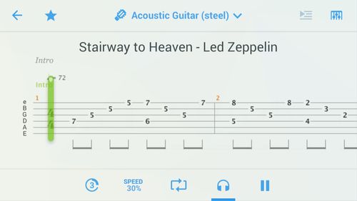 Songsterr: Guitar tabs & chords を無料でアンドロイドにダウンロード。携帯電話やタブレット用のプログラム。