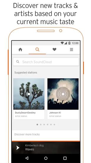 Descargar gratis SoundCloud para Android. Programas para teléfonos y tabletas.