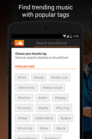 Безкоштовно скачати SoundCloud - Music and Audio на Андроїд. Програми на телефони та планшети.