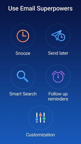 アンドロイド用のアプリSpark – Email app by Readdle 。タブレットや携帯電話用のプログラムを無料でダウンロード。