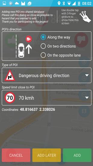 Aplicación Speed Camera Radar para Android, descargar gratis programas para tabletas y teléfonos.