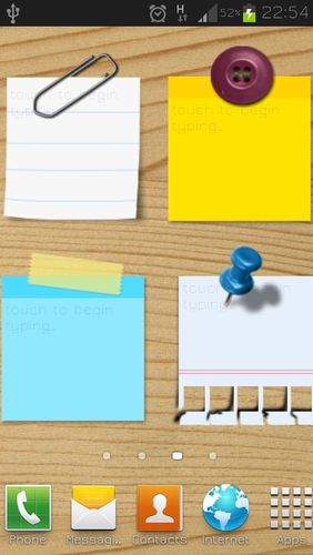 Sticky notes app for Android, download programs for phones and tablets for free.