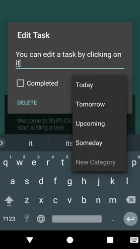 Stuff - Todo widget app for Android, download programs for phones and tablets for free.
