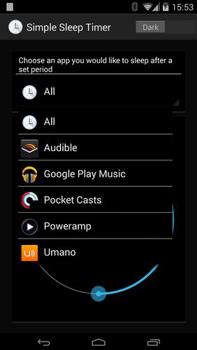 Application Super simple sleep timer pour Android, télécharger gratuitement des programmes pour les tablettes et les portables.