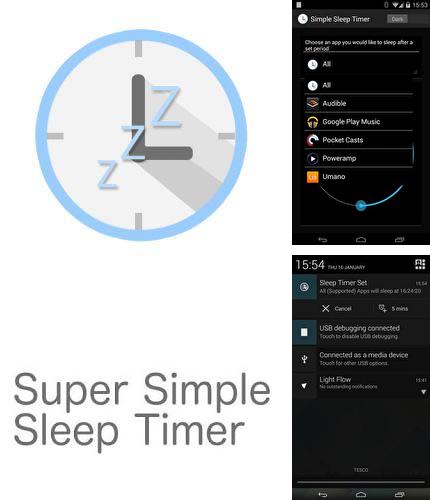 Descargar gratis Super simple sleep timer para Android. Apps para teléfonos y tabletas.