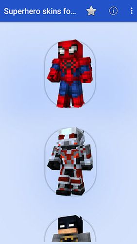 Download Superhero skins for MCPE for Android for free. Apps for phones and tablets.