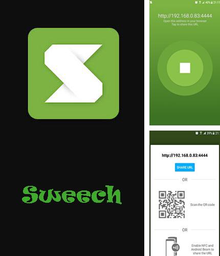 Outre le programme Square droid pour Android vous pouvez gratuitement télécharger Sweech - Wifi file transfer sur le portable ou la tablette Android.