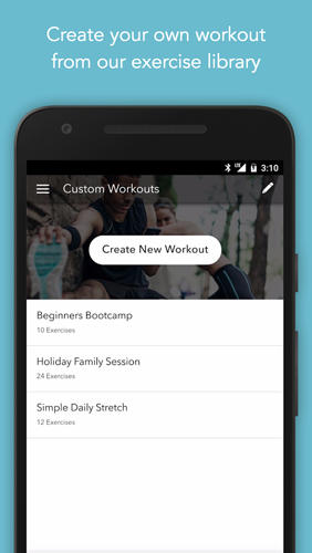 Die App Sworkit: Personalized Workouts für Android, Laden Sie kostenlos Programme für Smartphones und Tablets herunter.