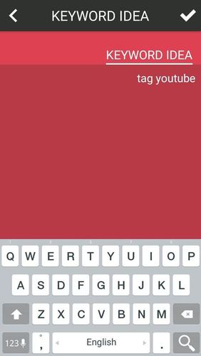 Screenshots of Tag you program for Android phone or tablet.