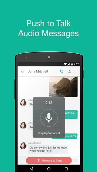 Screenshots des Programms Meet4U - chat, love, singles für Android-Smartphones oder Tablets.