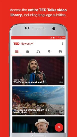 Descargar gratis Ted para Android. Programas para teléfonos y tabletas.