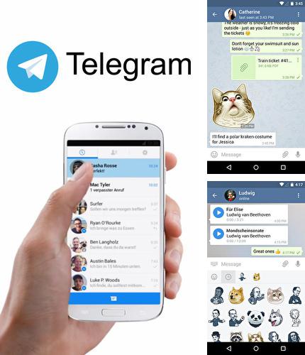 Besides Dropbox Android program you can download Telegram for Android phone or tablet for free.