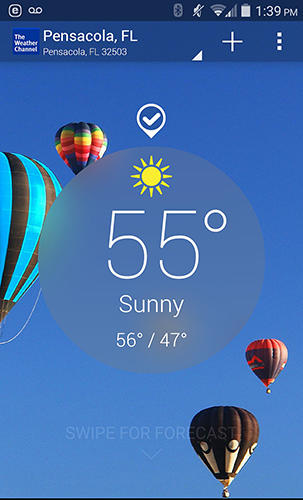 Скачати The weather channel для Андроїд.
