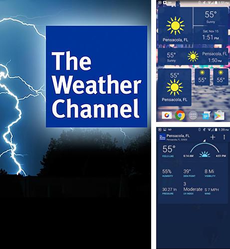 Кроме программы Cool reader для Андроид, можно бесплатно скачать The weather channel на Андроид телефон или планшет.