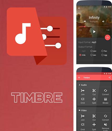 Além do programa InTouchApp: Contacts para Android, pode baixar grátis Timbre: Cut, join, convert mp3 video para celular ou tablet em Android.