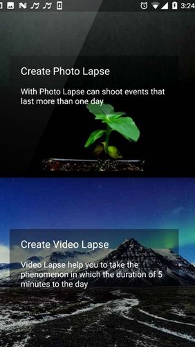 Laden Sie kostenlos Time Spirit: Time lapse camera für Android Herunter. Programme für Smartphones und Tablets.