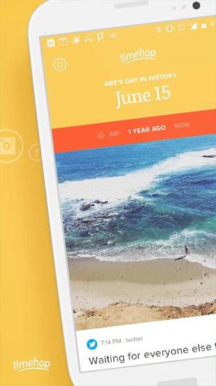 Безкоштовно скачати Timehop на Андроїд. Програми на телефони та планшети.