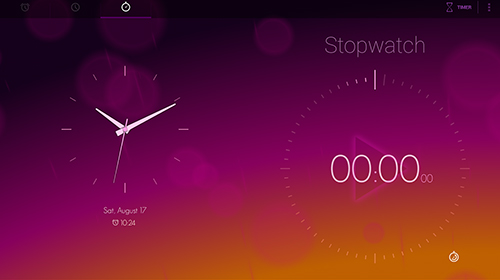 Télécharger gratuitement Timely alarm clock pour Android. Programmes sur les portables et les tablettes.