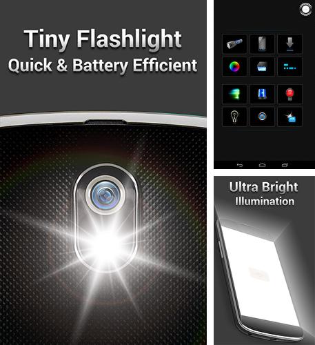 Бесплатно скачать программу Tiny flashlight на Андроид телефоны и планшеты.