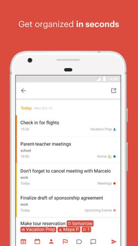 Descargar gratis Todoist: To-do lists for task management & errands para Android. Programas para teléfonos y tabletas.