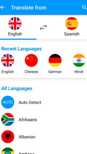 Додаток Translate all - Speech text translator для Андроїд, скачати безкоштовно програми для планшетів і телефонів.