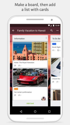 Trello app for Android, download programs for phones and tablets for free.