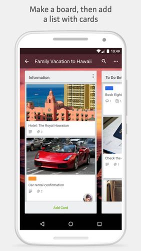 Aplicativo Trello para Android, baixar grátis programas para celulares e tablets.