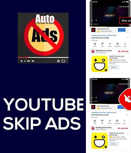 Besides Angry birds Stella: Launcher Android program you can download TubeSkip - Skip ad when watching videos for Android phone or tablet for free.