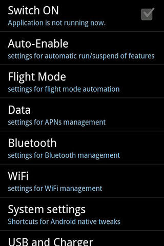 Aplicativo Tweak power savings para Android, baixar grátis programas para celulares e tablets.