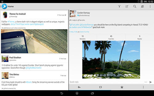 Télécharger gratuitement Tweetings pour Android. Programmes sur les portables et les tablettes.