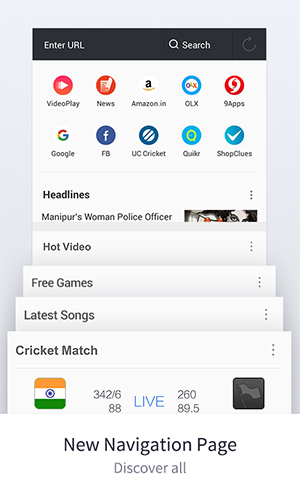 UC Browser app for Android, download programs for phones and tablets for free.