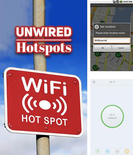 Бесплатно скачать программу Unwired hotspots на Андроид телефоны и планшеты.