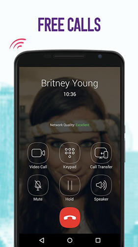 Les captures d'écran du programme Viber pour le portable ou la tablette Android.
