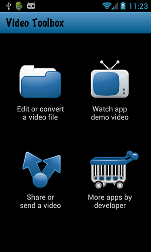 Baixar grátis Video toolbox editor para Android. Programas para celulares e tablets.