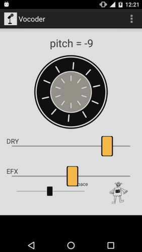 Application Vocoder pour Android, télécharger gratuitement des programmes pour les tablettes et les portables.