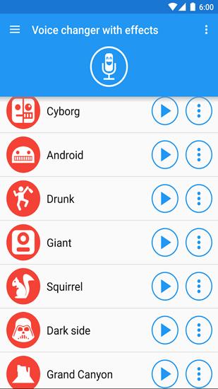 Télécharger gratuitement Voice Changer pour Android. Programmes sur les portables et les tablettes.