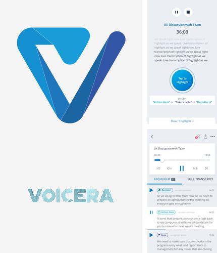 Бесплатно скачать программу Voicera - Note taker на Андроид телефоны и планшеты.
