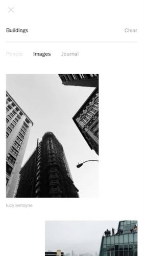 Screenshots of VSCO program for Android phone or tablet.
