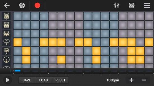 Screenshots des Programms Walk band - Multitracks music für Android-Smartphones oder Tablets.